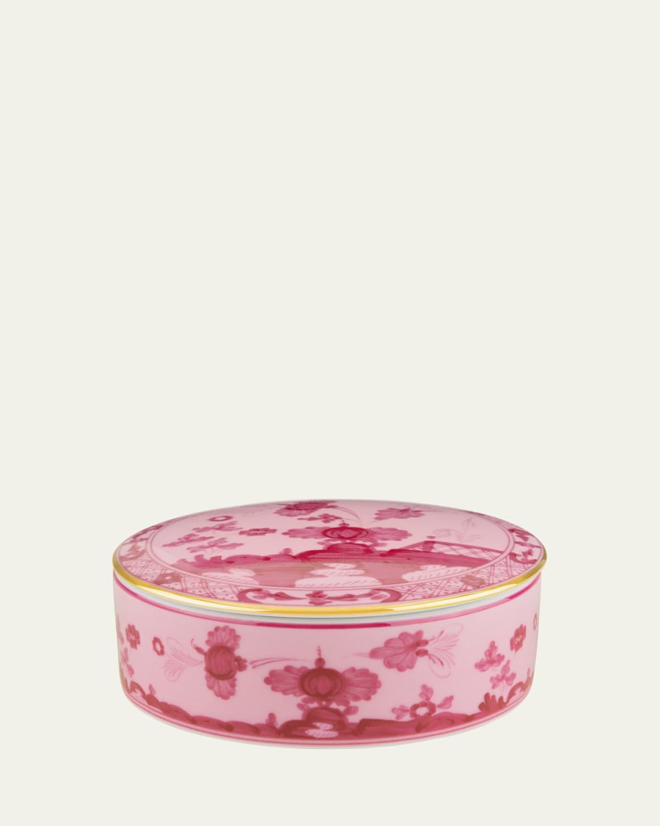 Porpora Round Covered Box